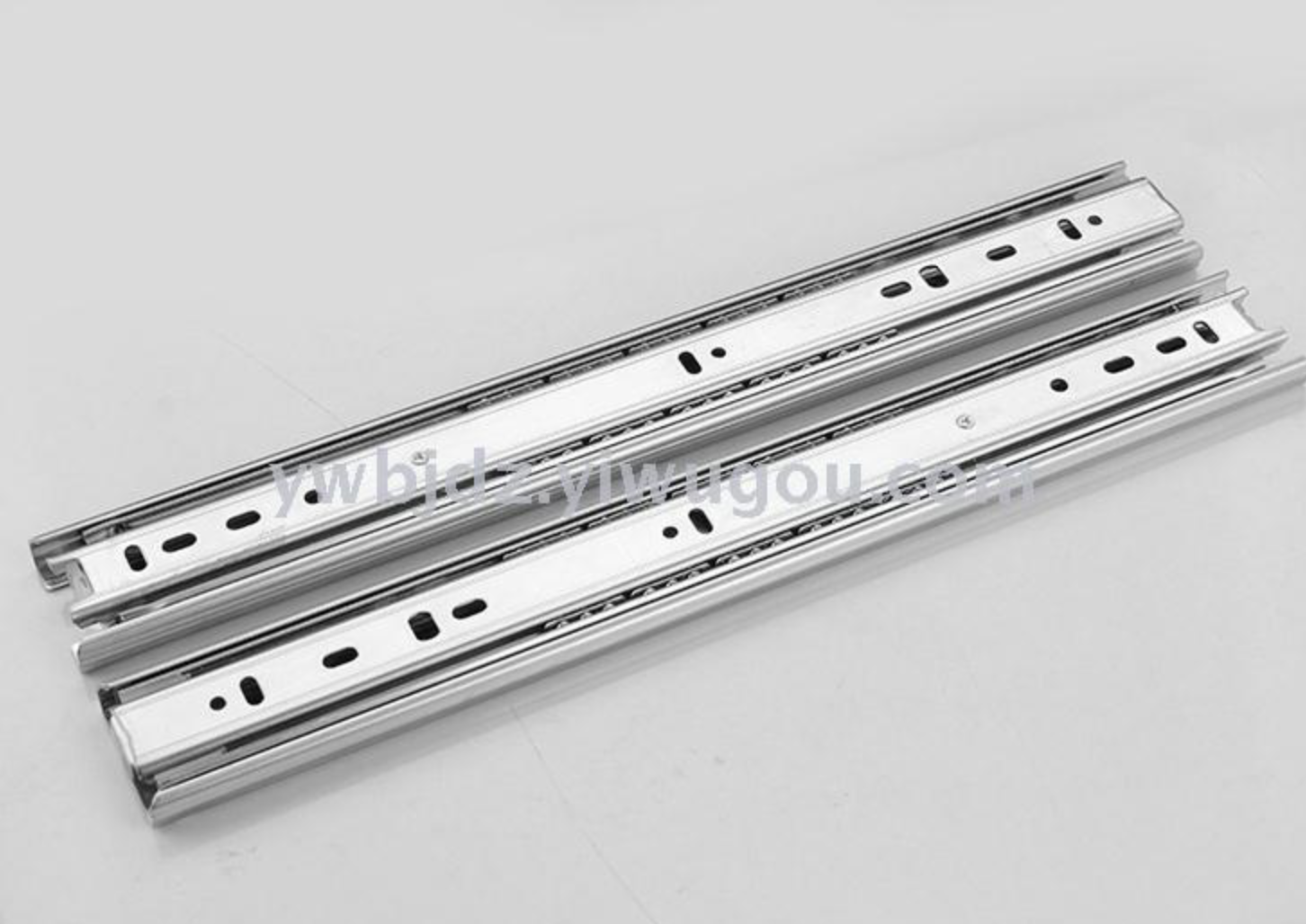 Furniture, clothes, cabinets, track, three-section drawer track, buffer slide rail, anti-disengagement 4515 slide rail