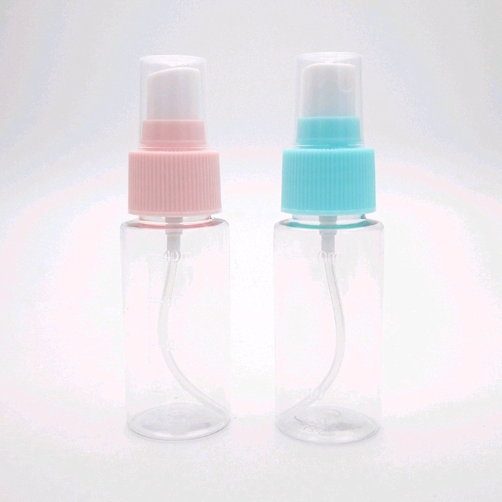 40ml ml botella de spray de plástico pet botella de spray de plástico transparente niebla fina botella de spray de maquillaje detail image 6