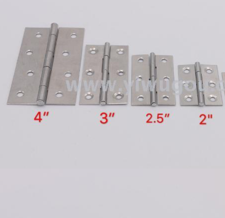 Muchos acabados materiales de construcción puertas y ventanas hardware acero inoxidable bisagra común chai 2 pulgadas carga resistente al desgaste
