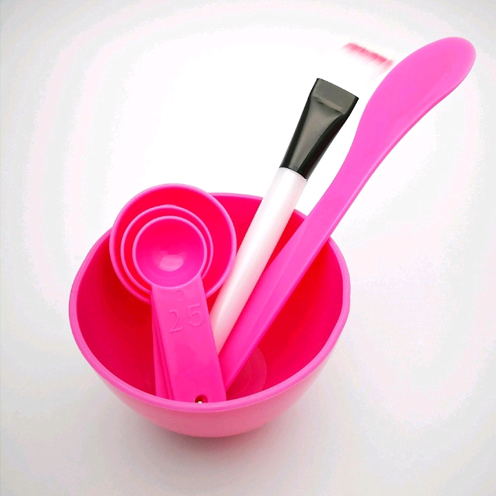 Mask bowl set, makeup bowl, makeup brush, mask spoon, mask knife, DIY mask bowl, beauty set, small set bowl. detail image 4