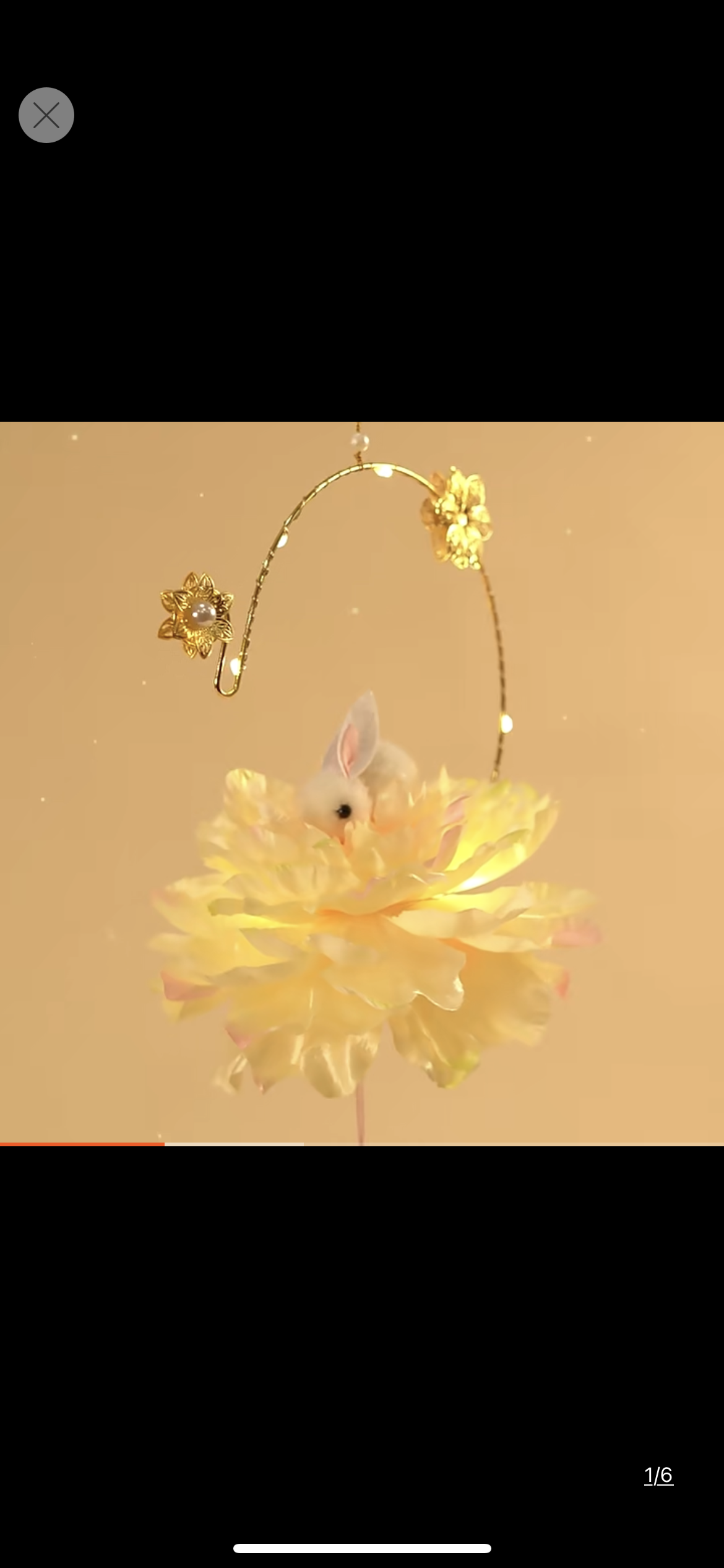 兔年灯笼diy材料新年儿童古风汉服手提玉兔花灯手工花篮宫灯配件白底实物图