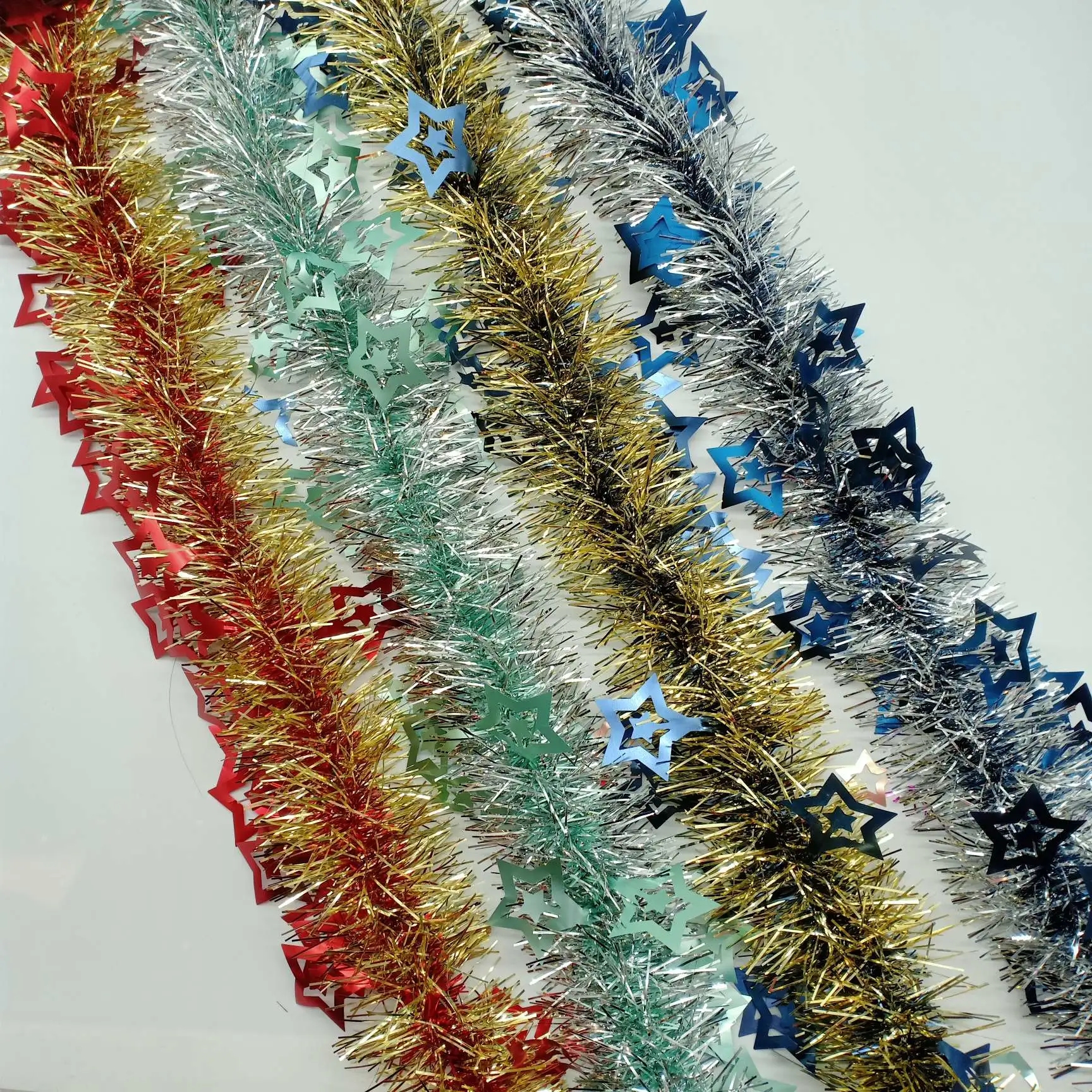 Christmas decorations with festive ribbons......." Item Picture