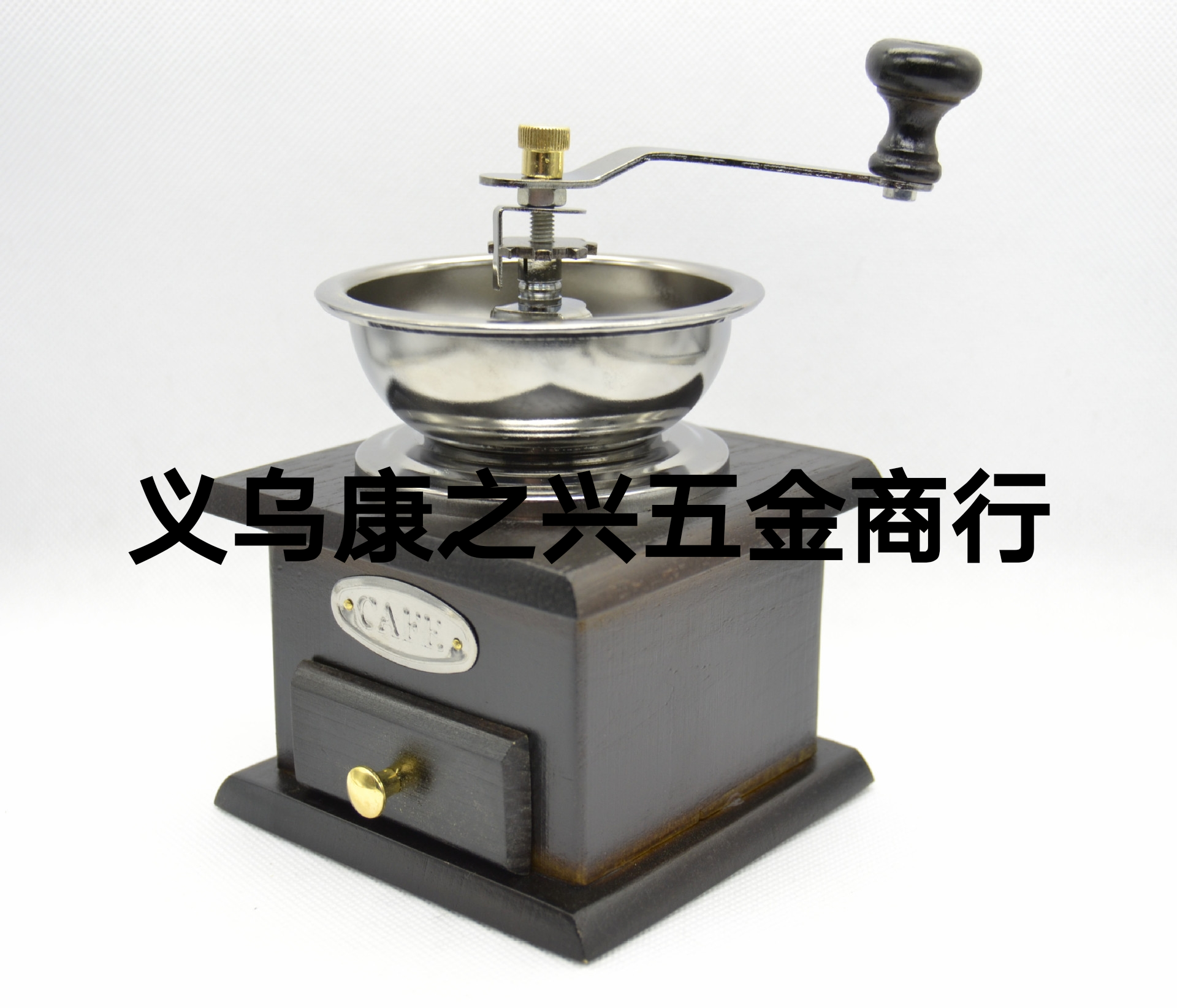 Hand-shaken coffee grinder 8521 mini retro household grinder with ceramic core inside Specification image