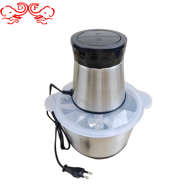 DF99943 Household stainless steel meat grinder, electric filling, vegetable and meat mincing machine, DF Trading House Application Scenario