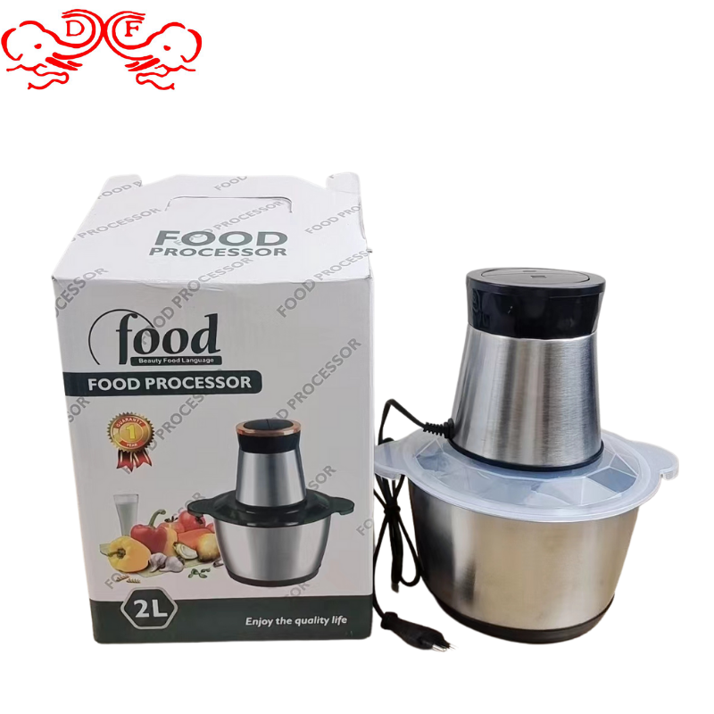 DF99943 Household stainless steel meat grinder, electric filling, vegetable and meat mincing machine, DF Trading House Specification image