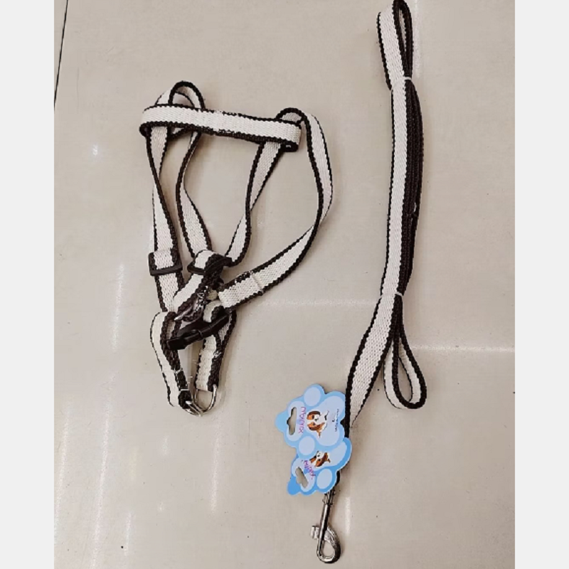 حيوان أليف محفوف بظهر الصدر + حبل قطن مزود بشريط سحب 2.0 cm*120cM Specification image