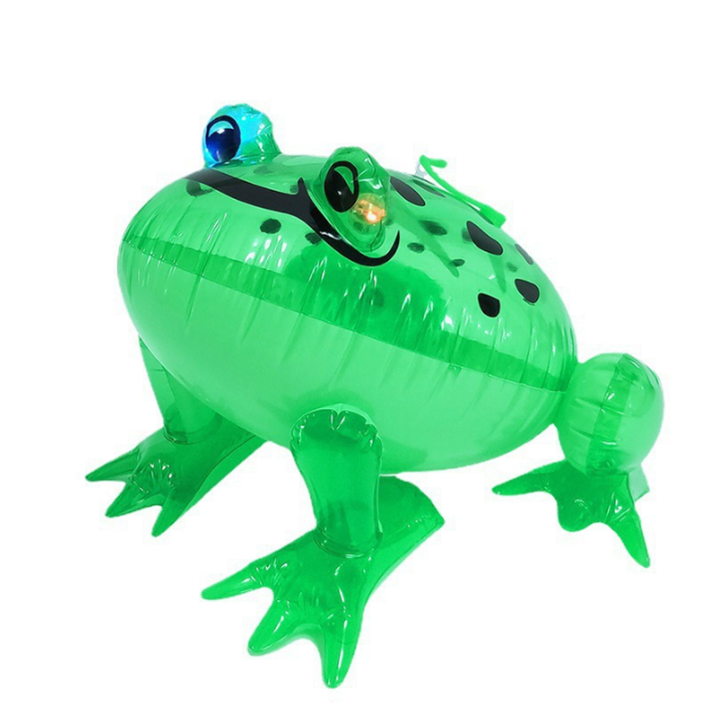  pvc充气眼睛发光青蛙 充气玩具发光大青蛙 充气斑点青蛙 厂家直销详情图4