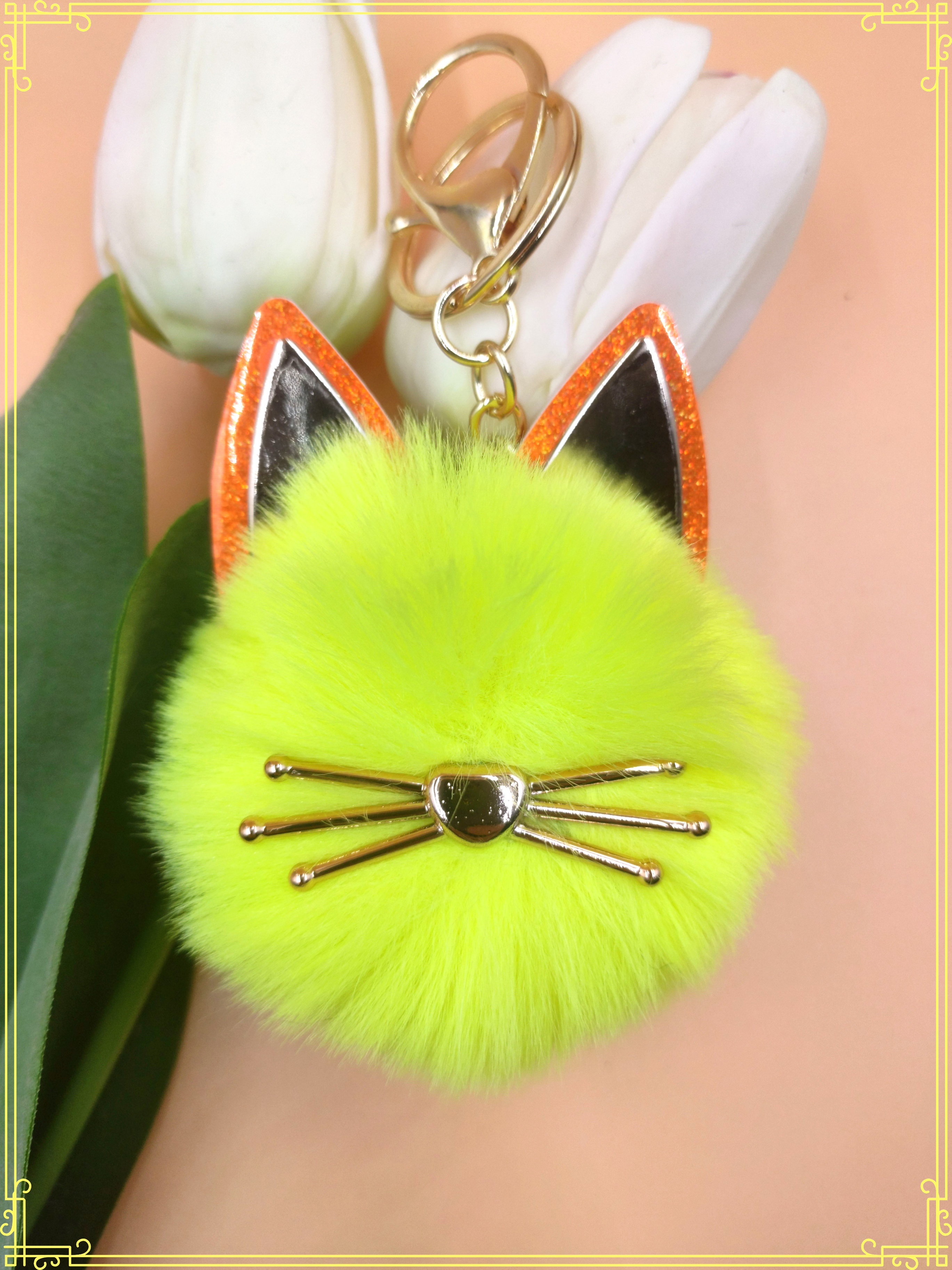 钥匙扣毛球/人造毛/包包毛球产品图