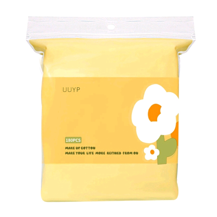 Rectangular dry and wet dual-purpose bags of household makeup cotton, light makeup remover cotton and skin softening cotton Item Picture