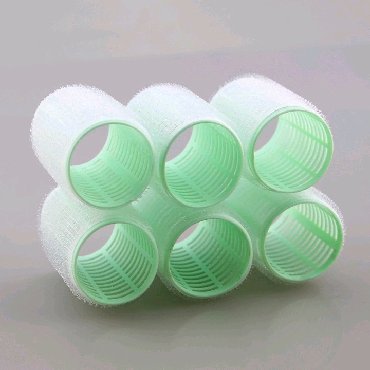 Self-adhesive hair curls, plastic hair curls, 6-piece set, bangs hair curler, wavy pear blossom hair curls detail image 2