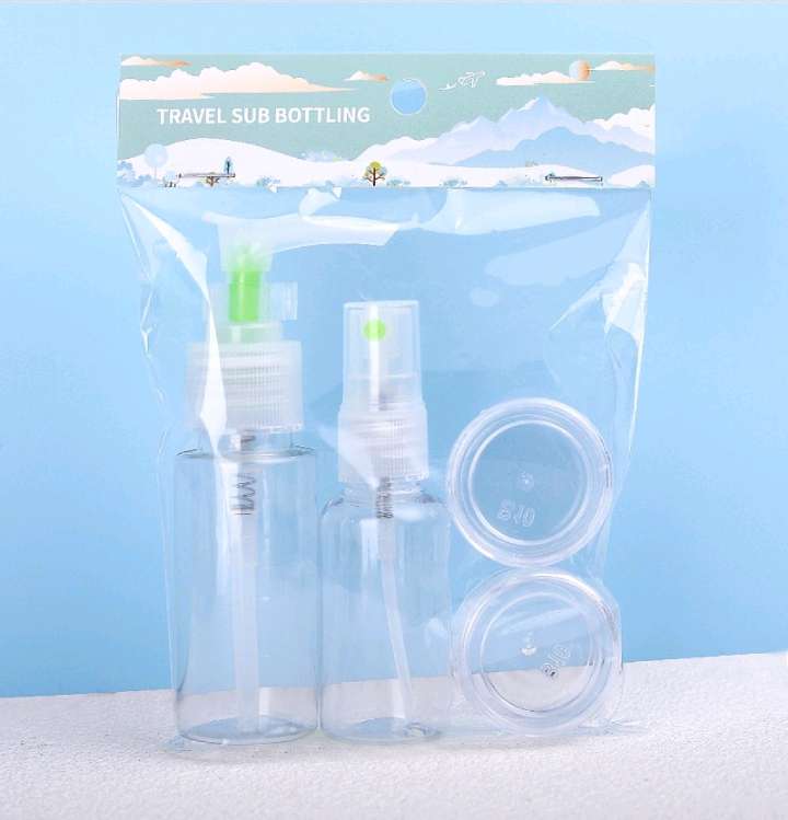 Portable travel portioning bottles, lotion bottles, spray bottles, small sample portioning bottles detail image 9