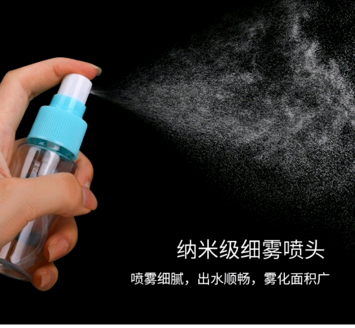 Portable travel portioning bottles, lotion bottles, spray bottles, small sample portioning bottles detail image 5