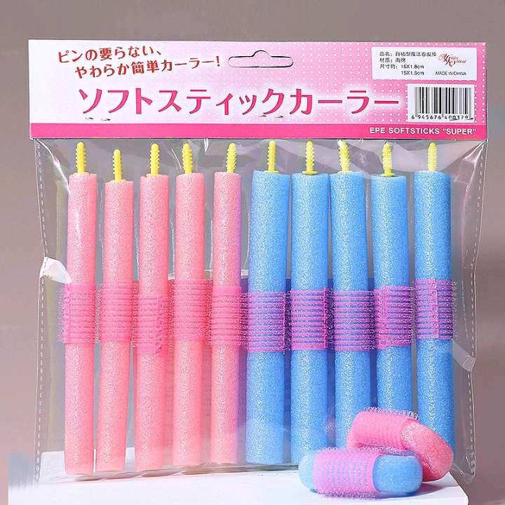 Sponge hair curls, soft curls, no damage to hair, sleep curling iron, perming and hair care tools, built-in air bangs, hair curls.