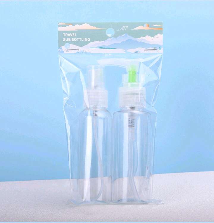 Two portable lotion bottles and spray bottles. detail image 3