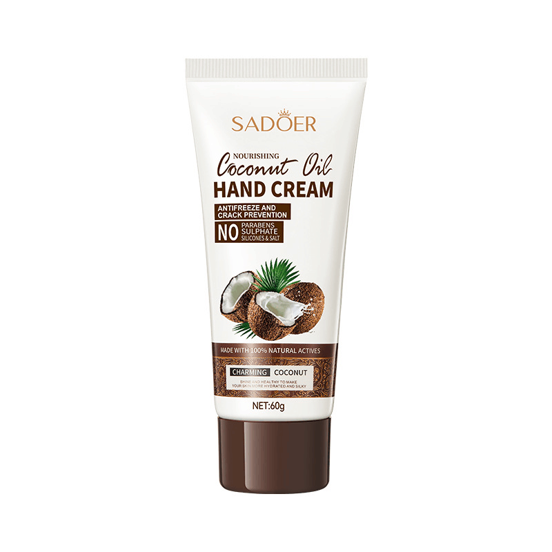 All-english coconut hand cream SADOER hydrating, moisturizing, anti-cracking and nourishing hand cream cross-border export wholesale Item Picture