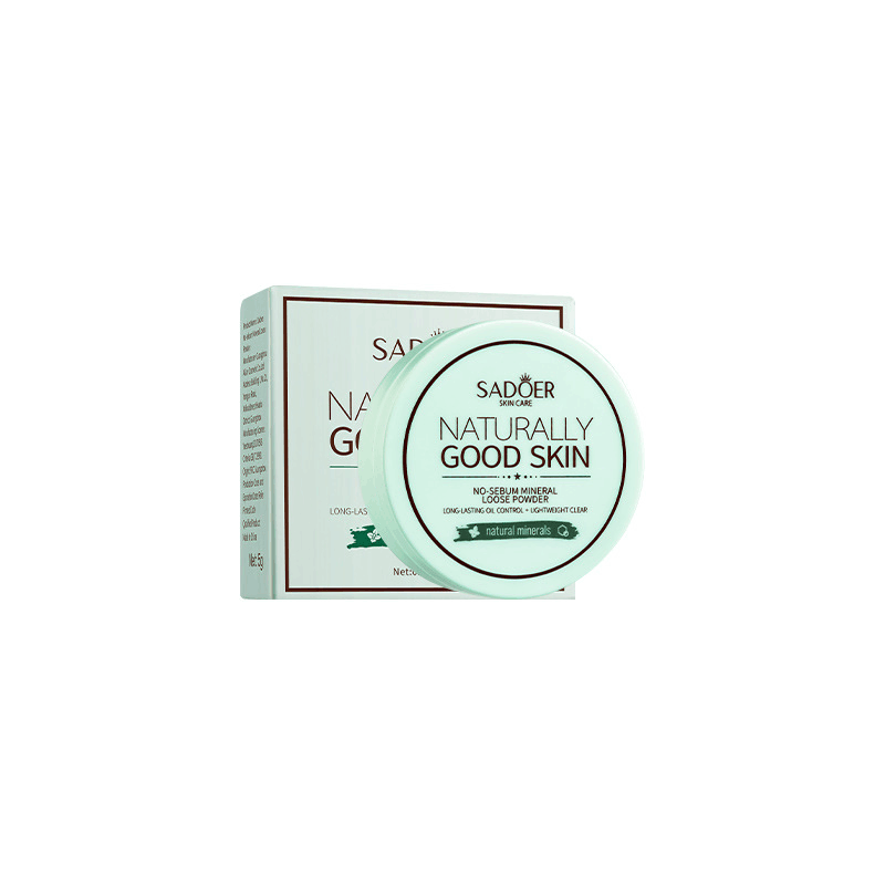 All-english mineral Powder 5gSADOER Mint Refreshing Oil-Control Light Setting Powder Cross-border export Item Picture