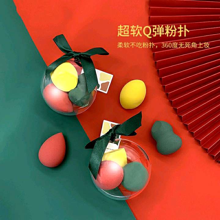 Boxed soft, powder-free beauty egg, dry and wet dual-purpose makeup egg sponge, makeup powder puff, beauty tool. details Picture