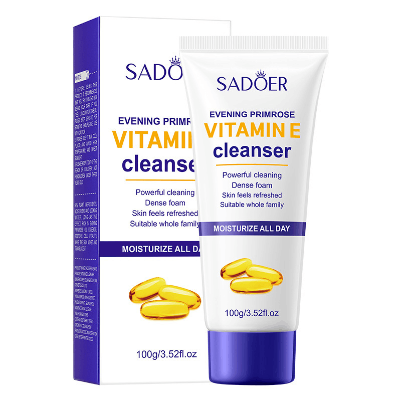 SADOER, a full-English vitamin E facial cleanser and evening primrose deep cleansing facial cleanser, is available for cross-border trade Application Scenario