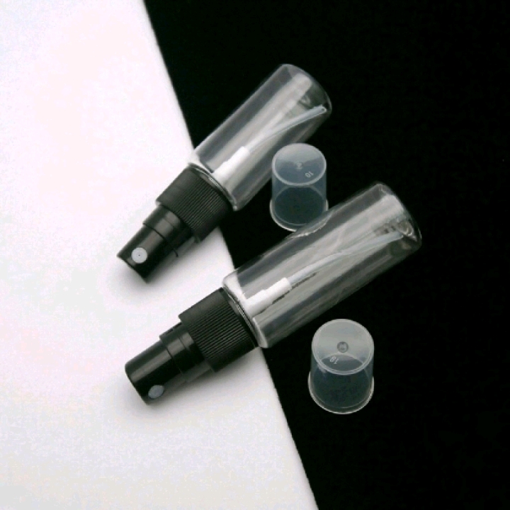 Travel portioning bottle set, portable press bottle, spray bottle, round cap bottle detail image 6