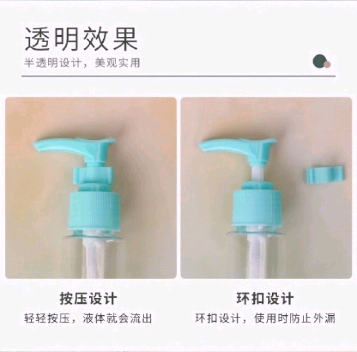 Portable travel sub-bottling 7-piece set of skin care products sample sub-bottling. detail image 6