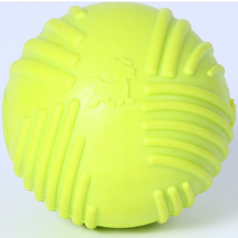Juguete para perros bola vocalizable color textura bola relajante molar limpieza dental interactivo entrenamiento mascota juguete pequeño Specification image