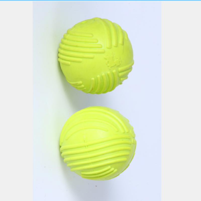 Juguete para perros bola vocalizable color textura bola relajante molar limpieza dental interactivo entrenamiento mascota juguete pequeño details Picture