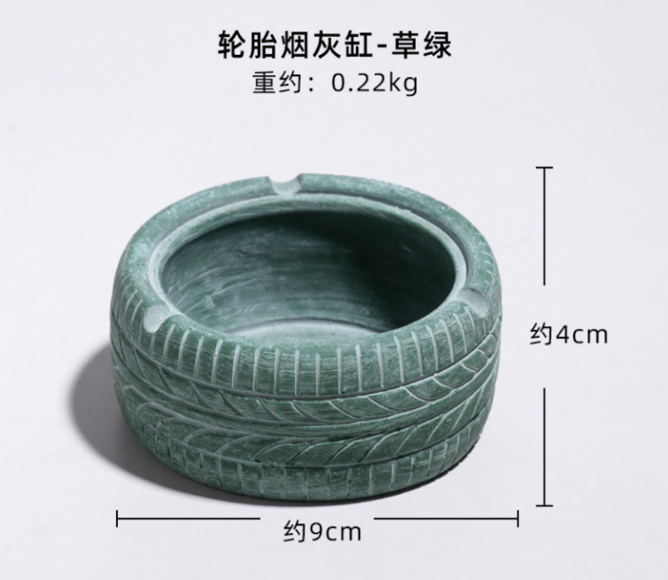 American retro, individualistic and trendy tire ashtray, creative home bar, Nordic ins decorative item ashtray Application Scenario