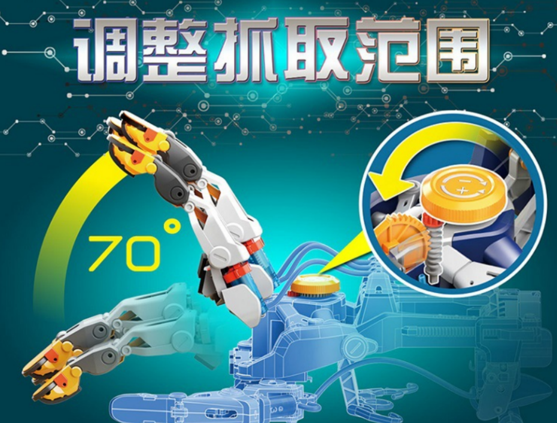 Hydraulic mechanical gloves, Baogong hydraulic mechanical arm, Kayu gloves, science experiment sets for primary school students over ten years old Specification image