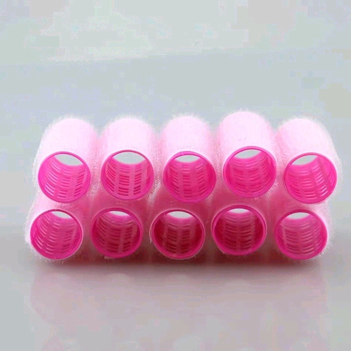 刘海卷发筒 艳影DIY塑料卷发器手动自粘美发卷刘海卷 美发卷，详情图3