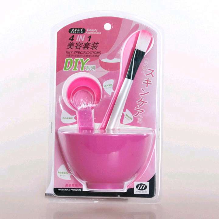 DIY beauty tool set: Mask bowl, mask stick, mask brush, portion spoon, beauty bowl