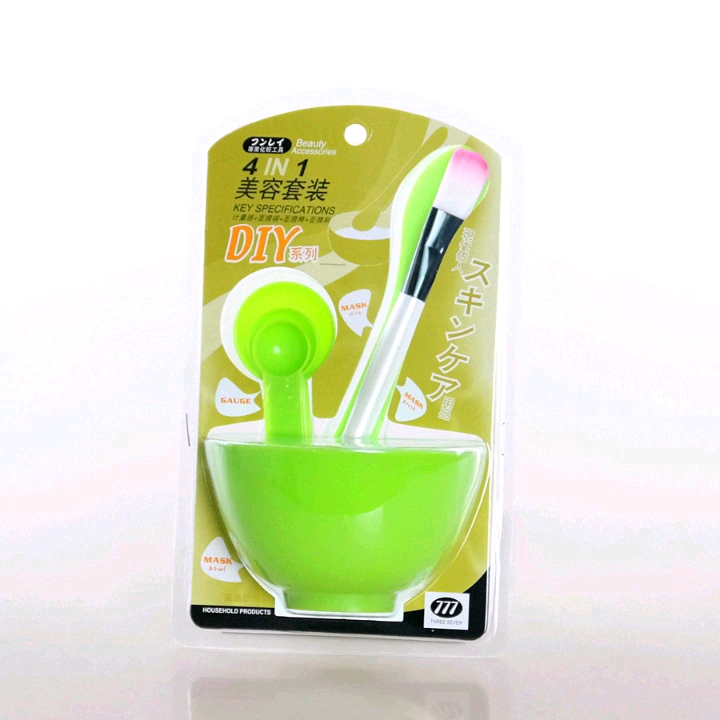 DIY beauty tool set: Mask bowl, mask stick, mask brush, portion spoon, beauty bowl detail image 2