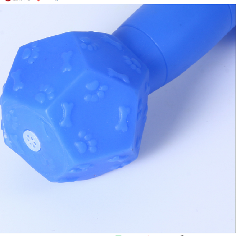 Perro molar limpiador mordedura resistente dumbbell forma juguetón juguetes interactivos pet molar palos mordedura multiuso juguete pegamento Item Picture