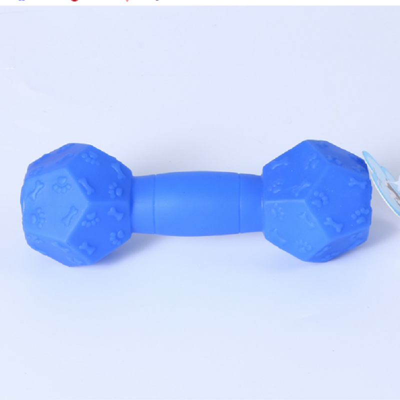 Perro molar limpiador mordedura resistente dumbbell forma juguetón juguetes interactivos pet molar palos mordedura multiuso juguete pegamento Application Scenario