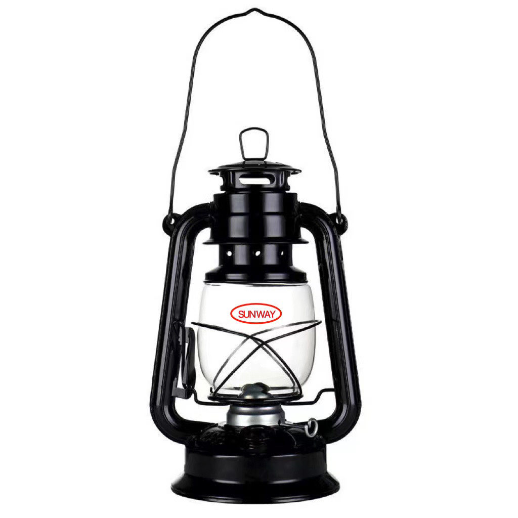 24cm outdoor camping, barbecue and fishing tent lamp/mast lamp/horse lamp/kerosene lamp, traditional retro and old-fashioned kerosene lamp details Picture
