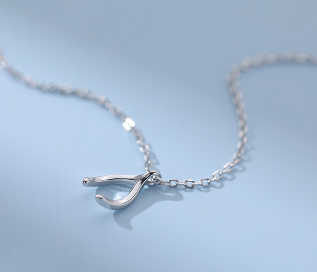 骨纯项链女小众设计锁骨链轻奢秋冬毛衣链高级感饰品