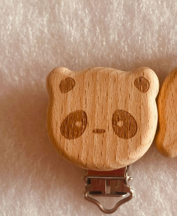 木头奶嘴夹/婴儿饰品配件/安抚奶嘴配饰产品图