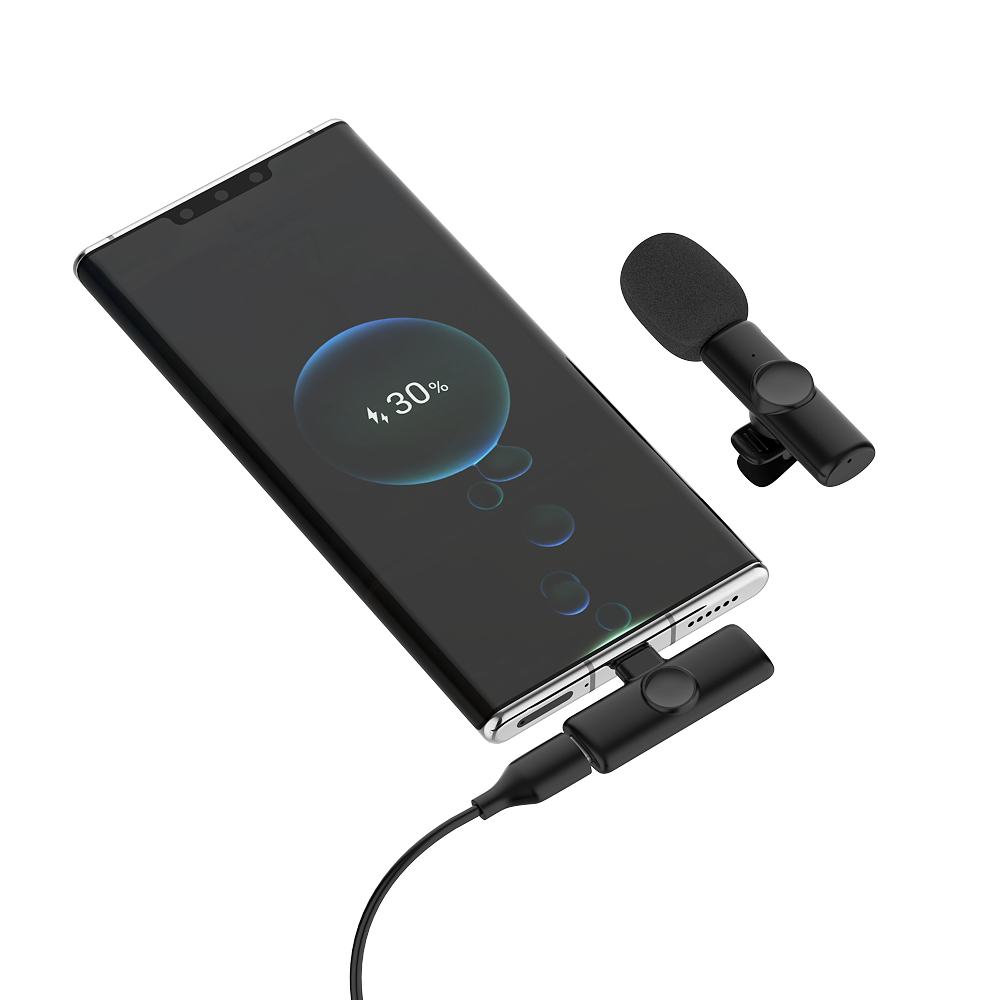 Lapel microphone, wireless microphone, wireless microphone, mobile live streaming device, Bluetooth microphone