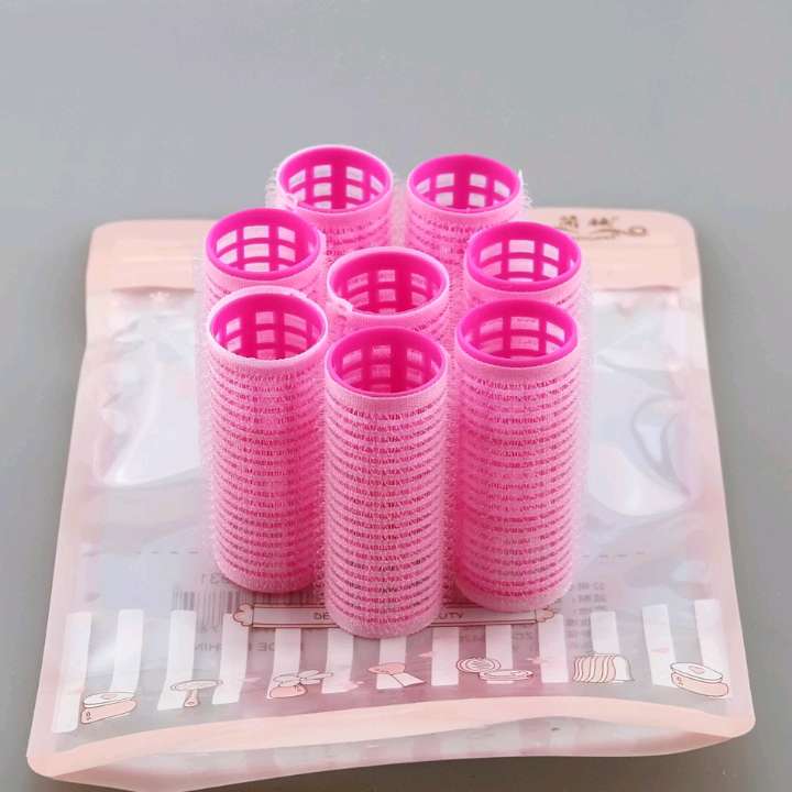 Bangs curling iron, self-adhesive bangs, DIY plastic curling iron, small 8-piece set Item Picture