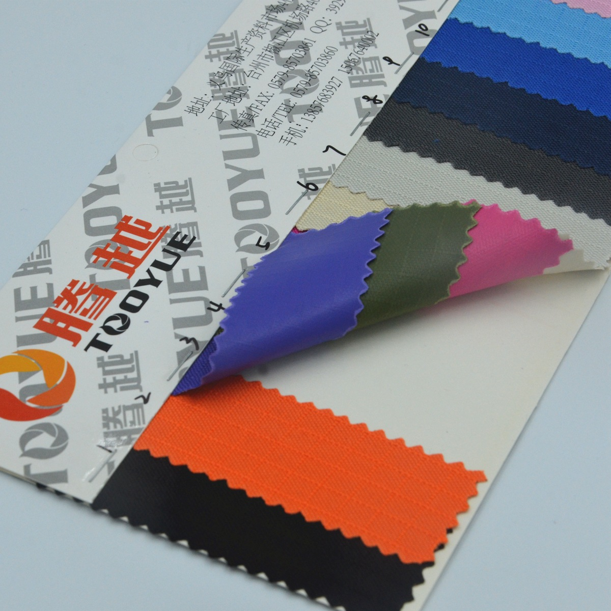 TY-025 600d checkered fabric, five-inch grid PVC-coated Oxford fabric, 600d checkered fabric series, polyester fabric, Oxford checkered fabric details Picture