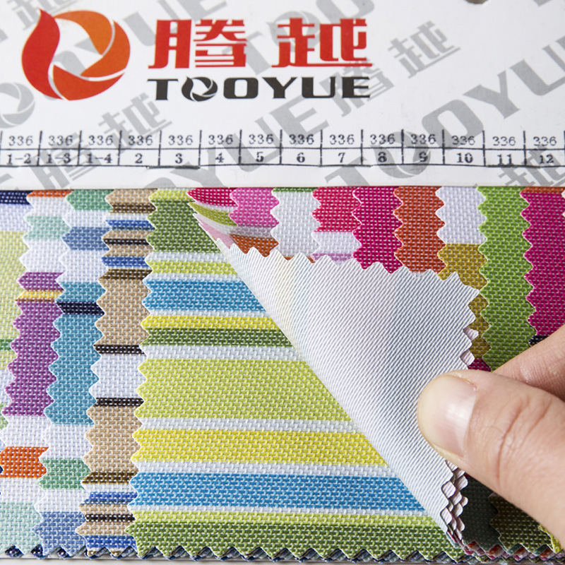 TY-033-6 600D Printed Striped Series 34-color plain Oxford fabric digital printed polyester clothing, luggage and textile fabric Specification image