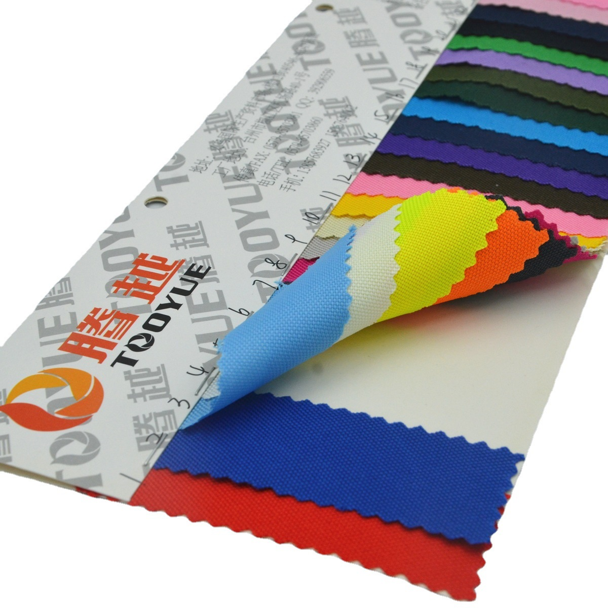 TY-017 600d牛津布600d9*6pu涂层面料600d耐磨纯色涤纶布箱包牛津布面料