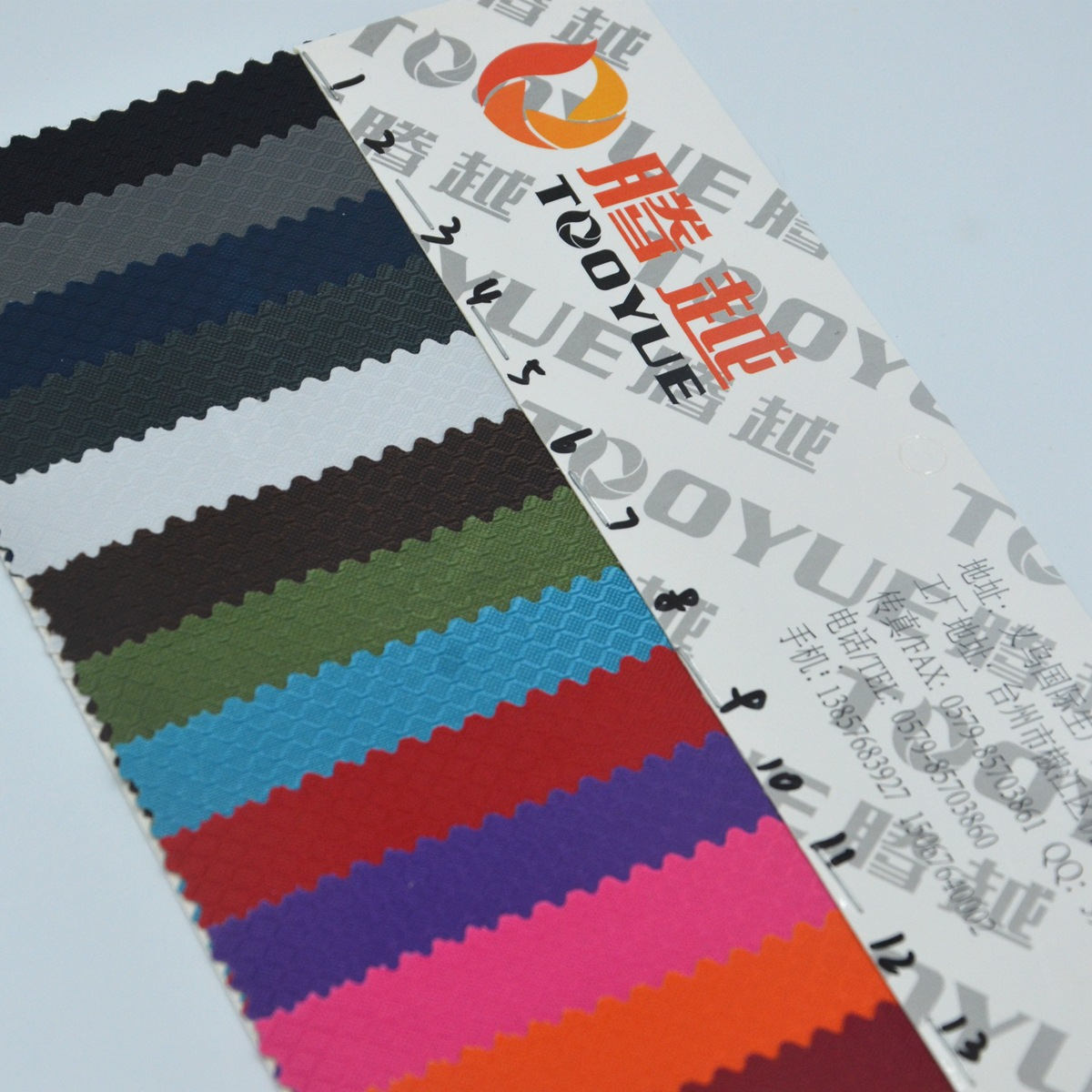 TY-021 diamond-shaped checkered pvc coated fabric 0.5 diamond-shaped checkered Oxford fabric diamond-shaped checkered plain weave base glue polyester Oxford fabric Specification image