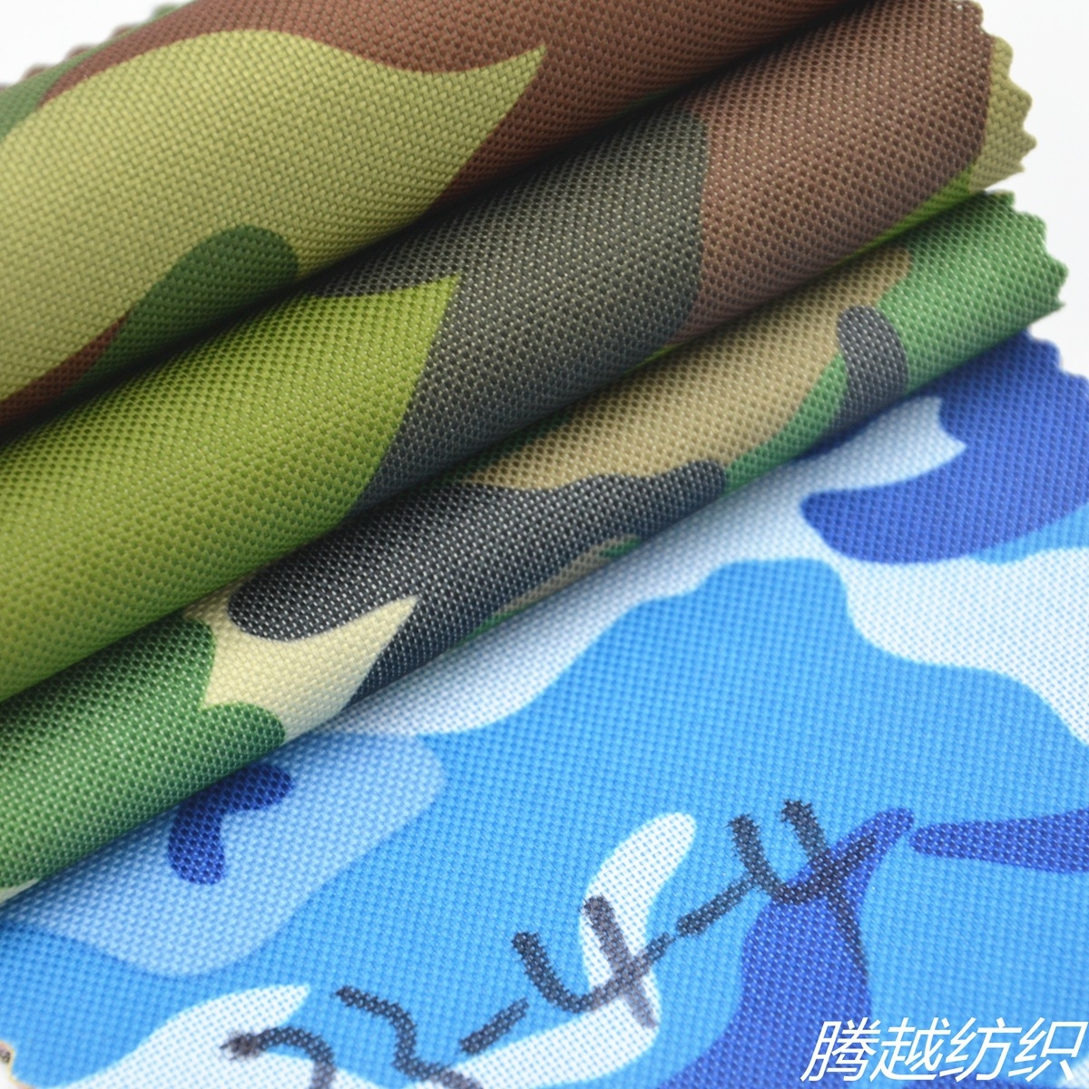 TY-033-4 600d Camouflage Printed Oxford Fabric, 600d camouflage pvc coated fabric, 600d Camouflage printed Polyester fabric details Picture
