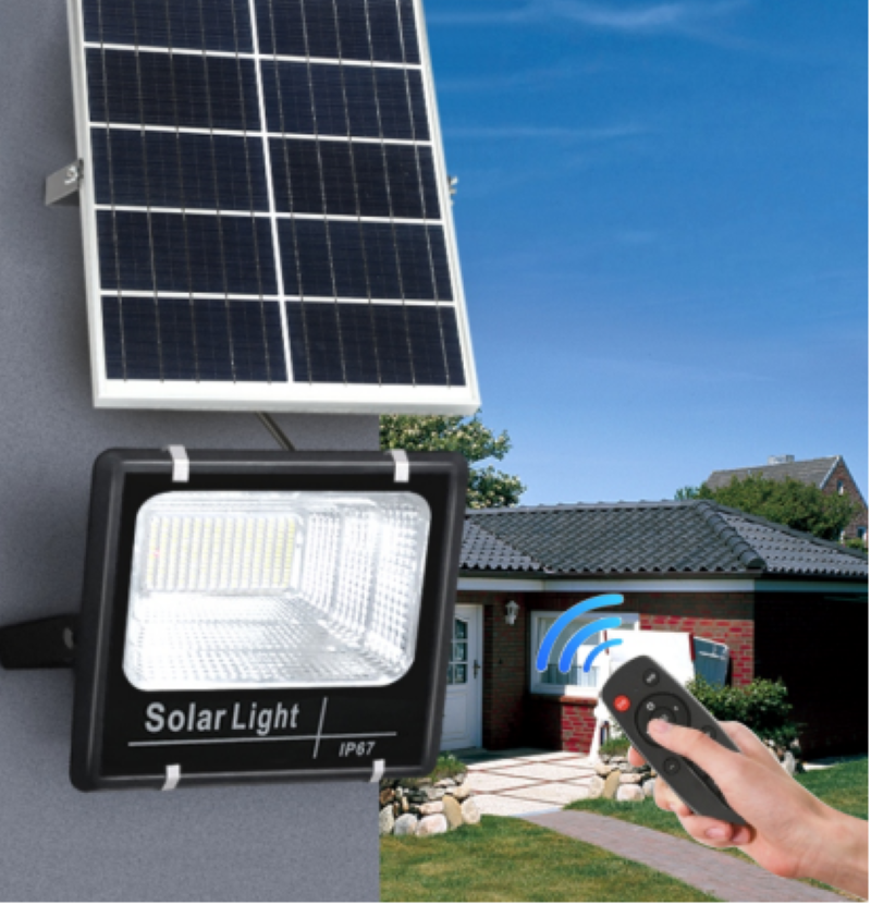 新款太阳能户外灯庭院家用室内超大功率防水投光灯详情图2