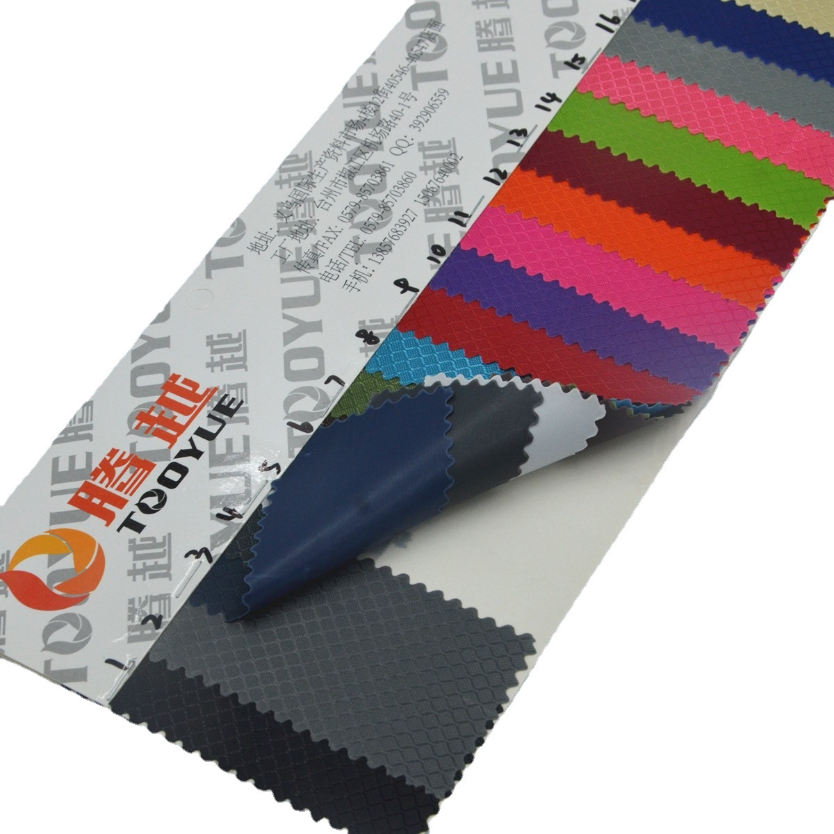 TY-021 diamond-shaped checkered pvc coated fabric 0.5 diamond-shaped checkered Oxford fabric diamond-shaped checkered plain weave base glue polyester Oxford fabric Application Scenario