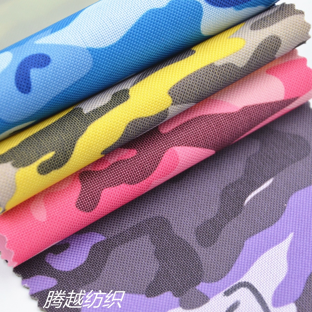TY-033-4 600d Camouflage Printed Oxford Fabric, 600d camouflage pvc coated fabric, 600d Camouflage printed Polyester fabric Specification image