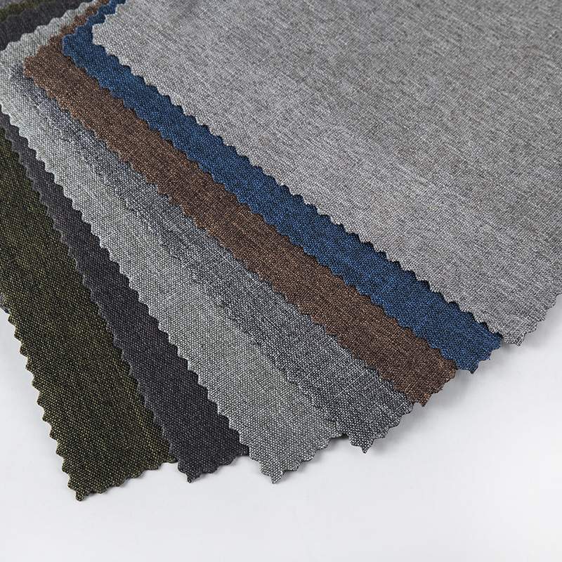 TY-036 cationic Oxford fabric 300d matte PVC-coated polyester luggage knitted fabric matte two-color fabric Specification image