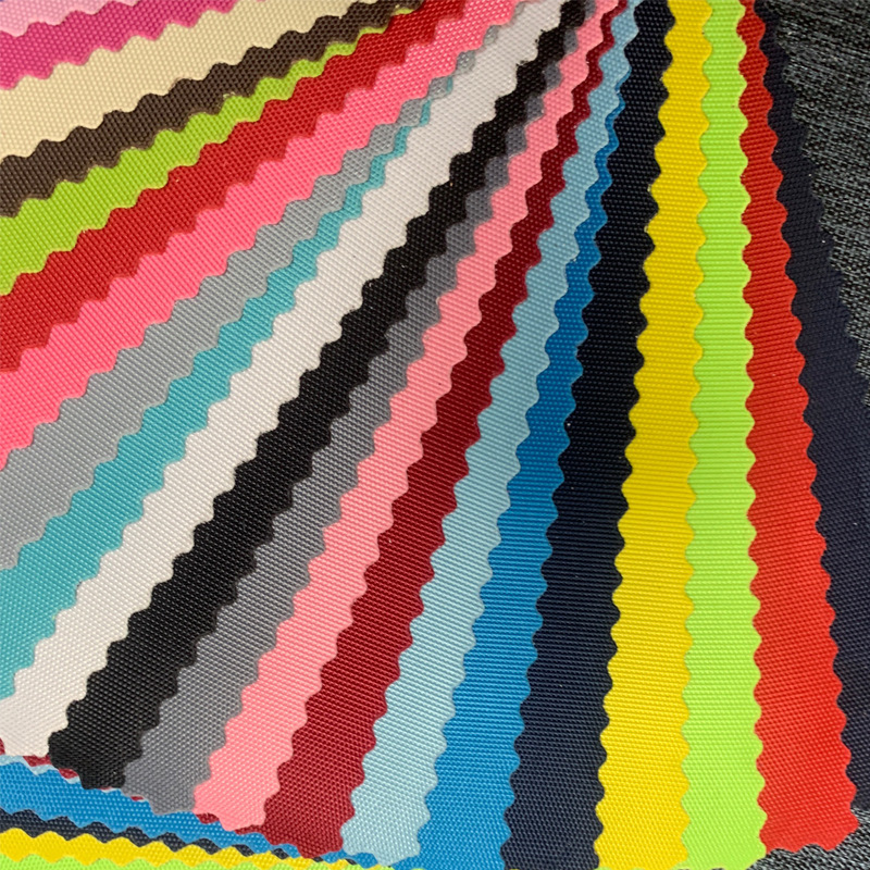 TY-057 1680D单股PVC平纹针织面料 箱包纺织数码印花加工服装多色牛津布细节图