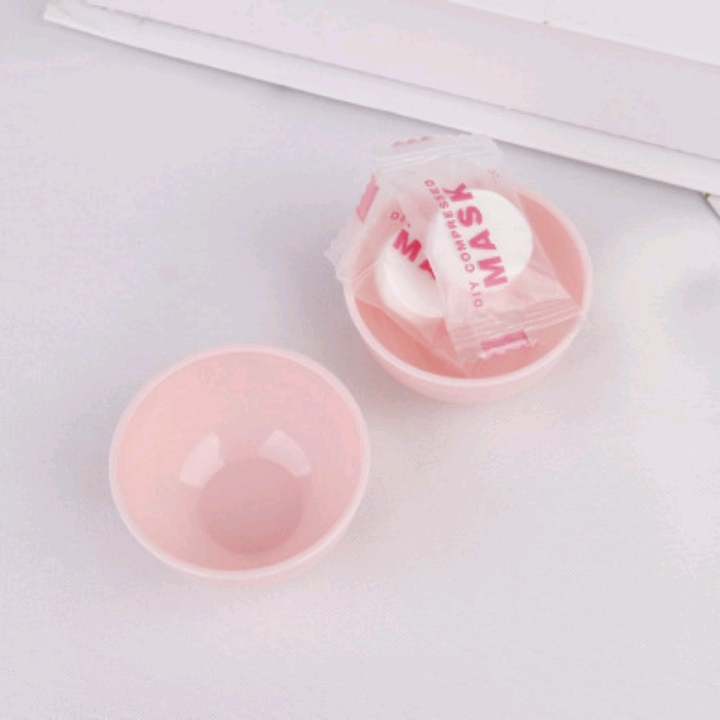 Facial hydrating and moisturizing mask paper, disposable portable compressed mask granules + mask stick + small bowl * Specification image