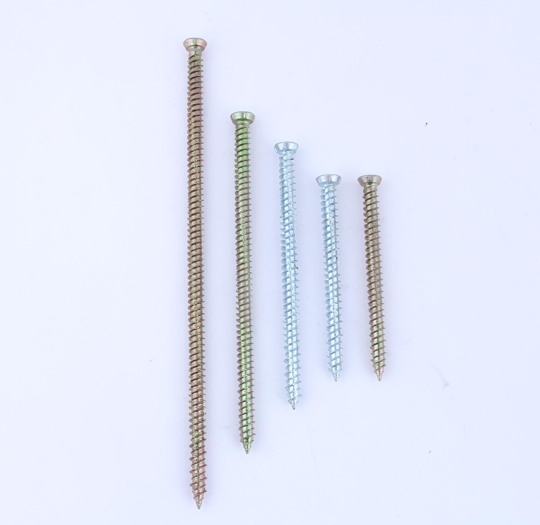 Factory direct sales of countersunk head plum blossom groove cement self-tapping nails, self-tapping screws, special screws for door and window installation, frame screws, available in stock Item Picture